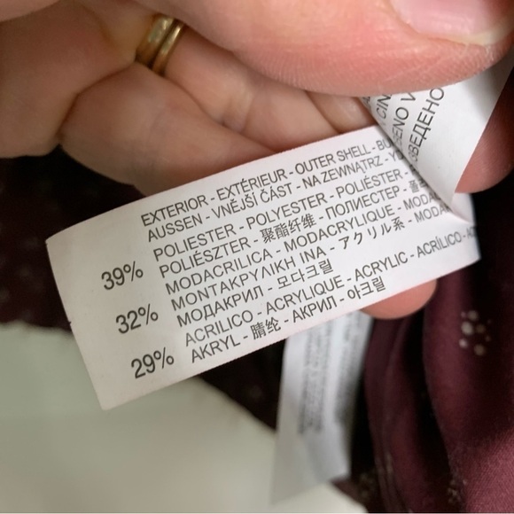 Zara Girls Winter Faux Fur Vest Size XL Brown Zip Front Warm Lined - Picture 4 of 5